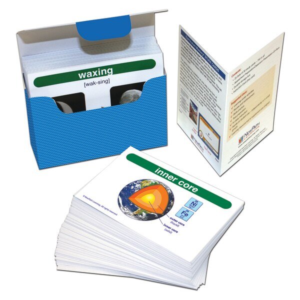 Earth Science Vocabulary Builder Flash Card Set, Middle School, Newpath Learning, Mfr#: 44-6018